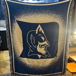 Blue and Cream Duke Blanket